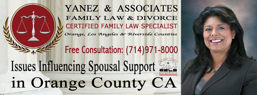 Issues Influencing Spousal Support in Orange County CA