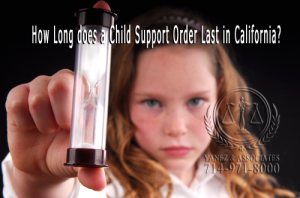 Do YOU know How Long a Child Support Order Last in Orange County California?